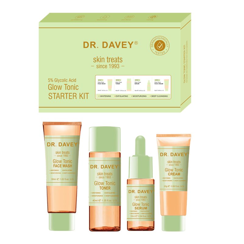 Dr. Davey Cream 4 in 1skin Care Set Liquid Daily Female Serum