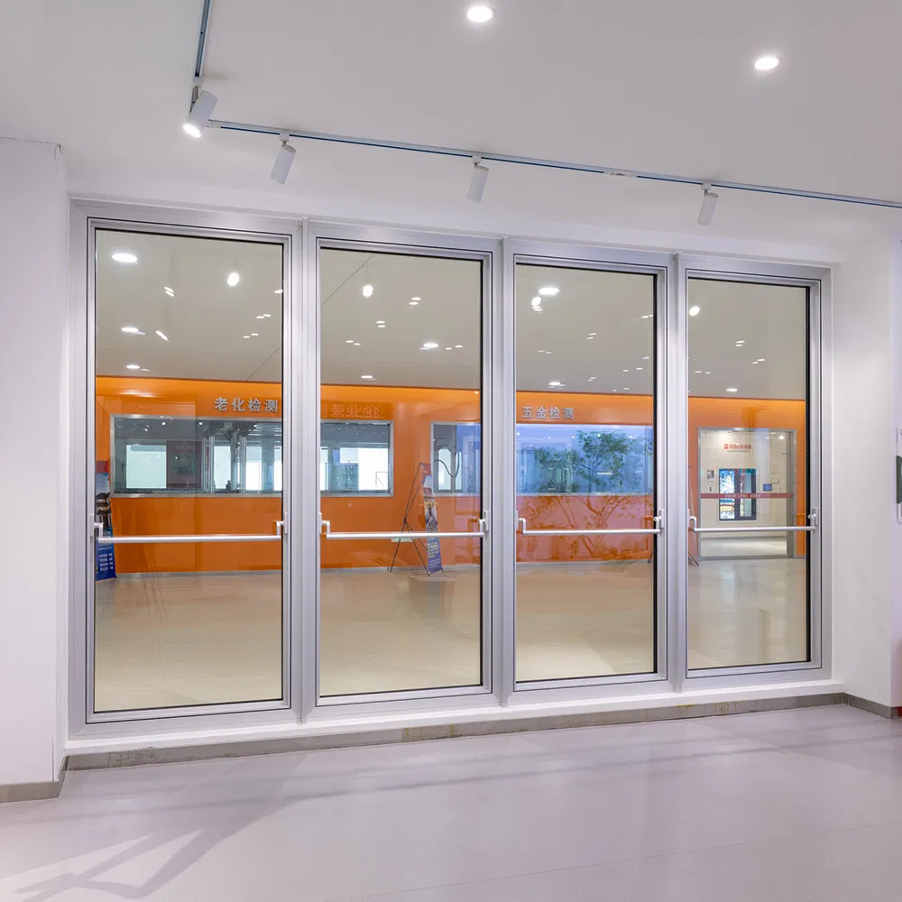 Ntgreens Series Aluminum Metal Sliding Double Opening System Window