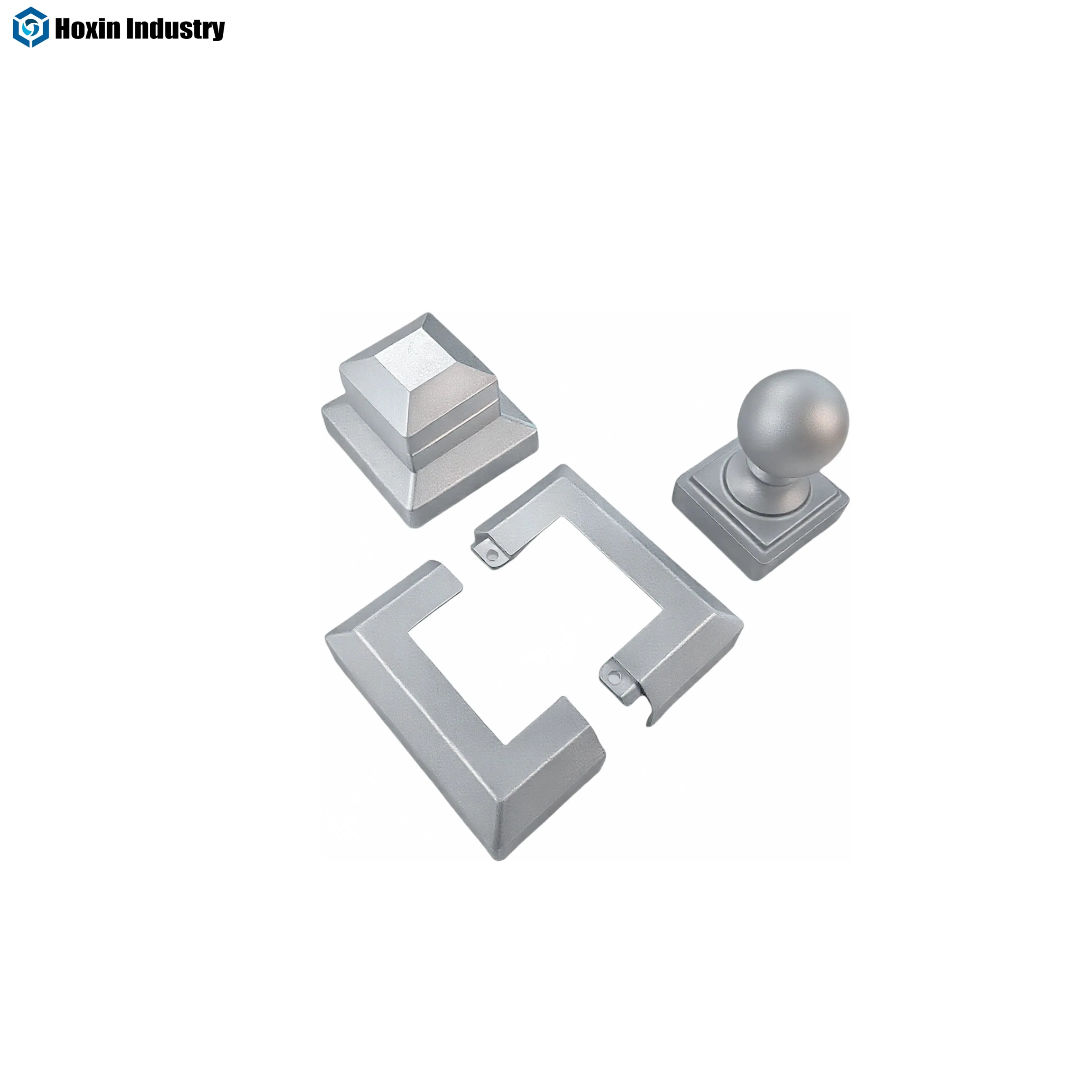 Premium Customized Aluminum Round Fence Post Cap Decorative Metal Fittings for Garden