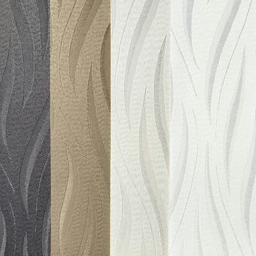 Motorized Hanas Vertical Shangrila Blinds Curtains Jacquard Fabric for Living Room