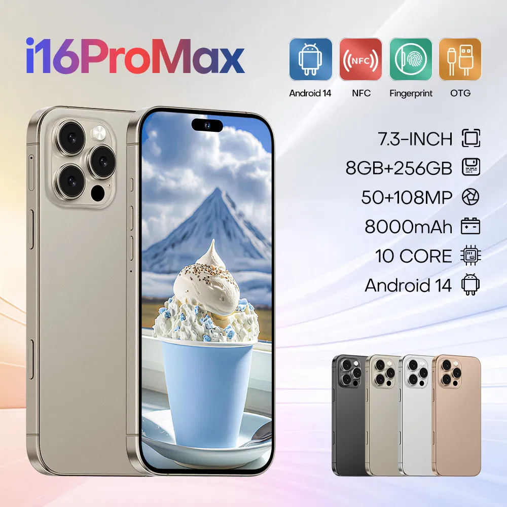 Factory Wholesale 7.3 Inch 8GB+256GB Dual SIM Mobile Phone Customized NFC Phone