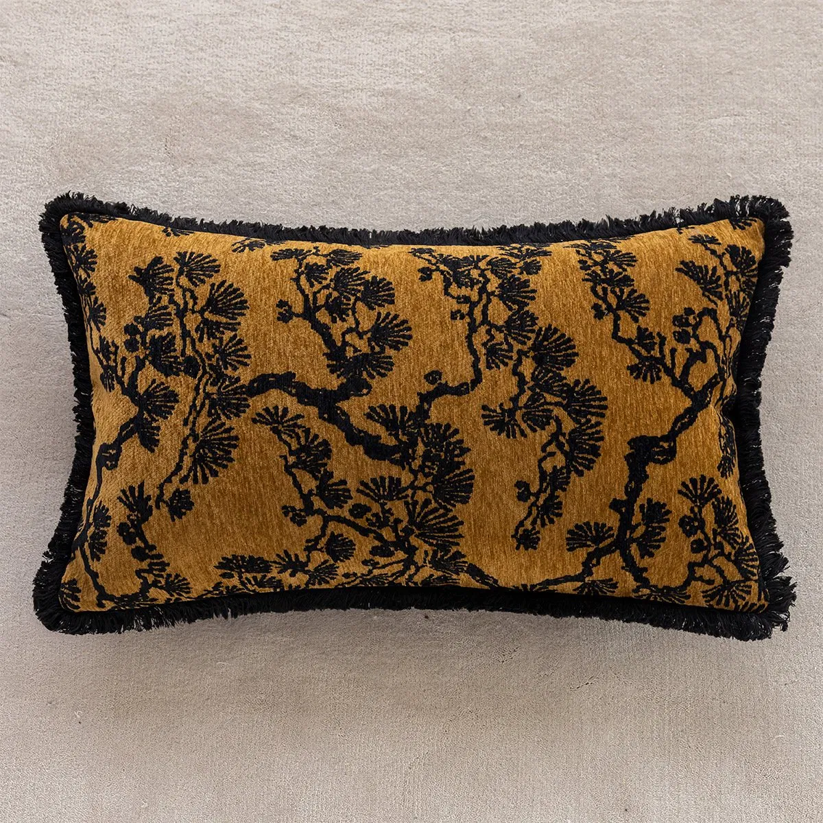 Home Textiles Cushion Covers Decorative Home Pillows Sofa Pillow Living Room Black Embroidery Cushion Cover