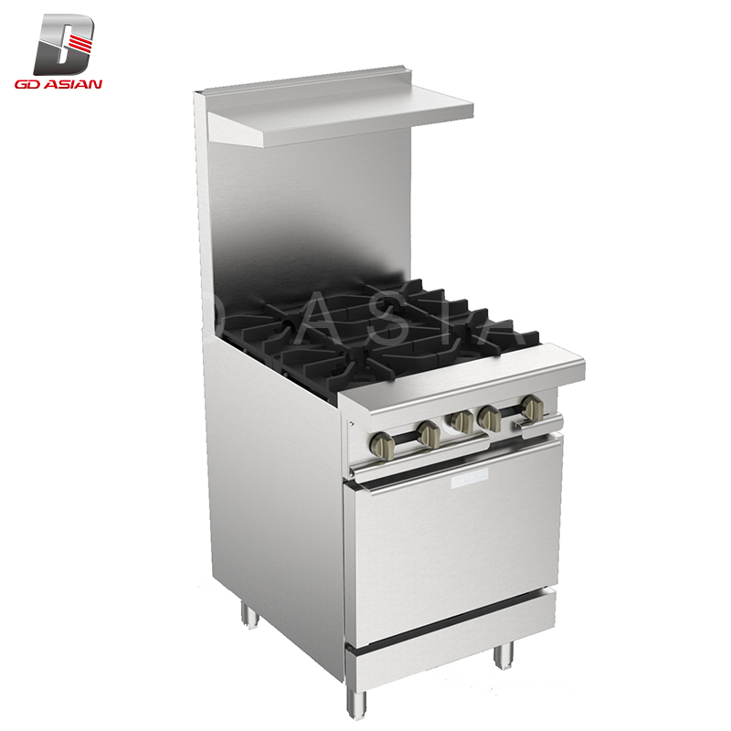 Gas Range Cooker with Stove and Plate