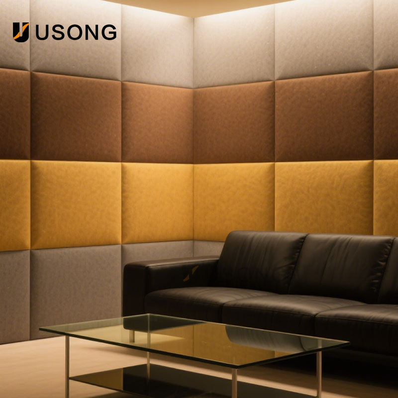 Sound-Absorbing Materials: Bedroom Decorative Panels, Wall Sound-Absorbing Panels, 400*400