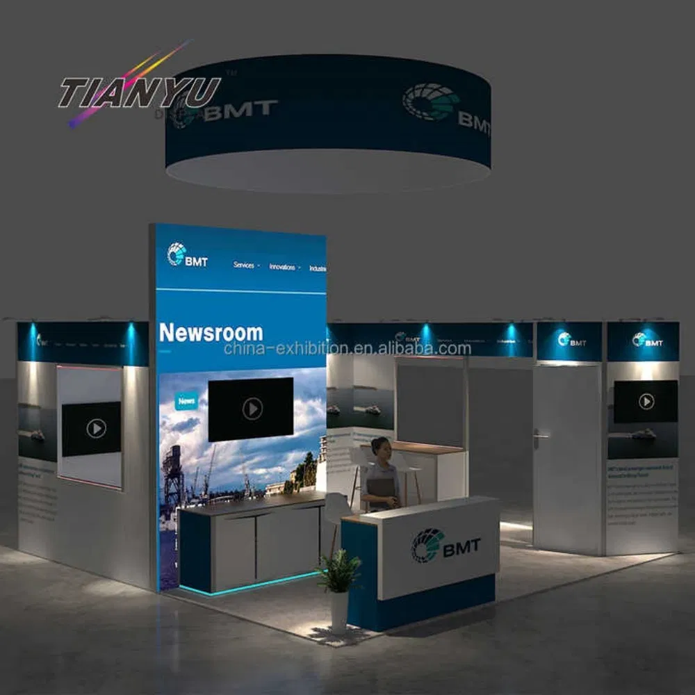 Tianyu 10X10 Modular Trade Show Booth Display Stand 3D Event Expo Vendor Design for Exhibition