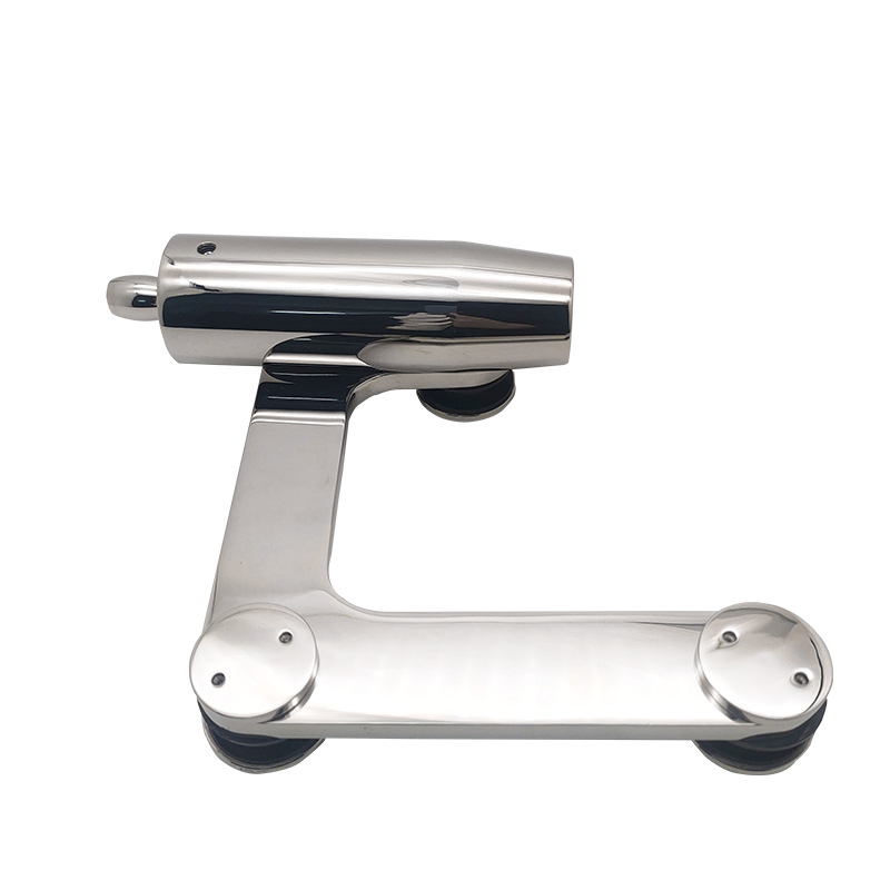 Modern Stainless Steel Side Panel Over Panel Pivot Fittings Accessories for Glass Door