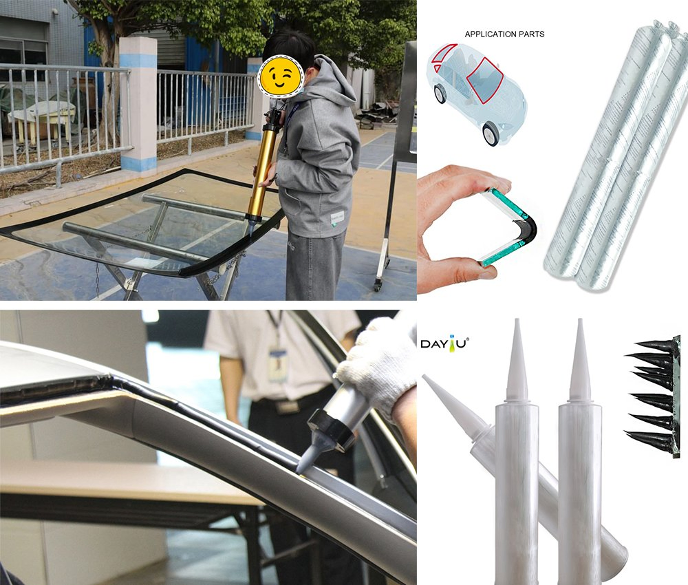 Automotive Polyurethane Sausage Windshield Car Windscreen Fixing PU Sealant for Construction