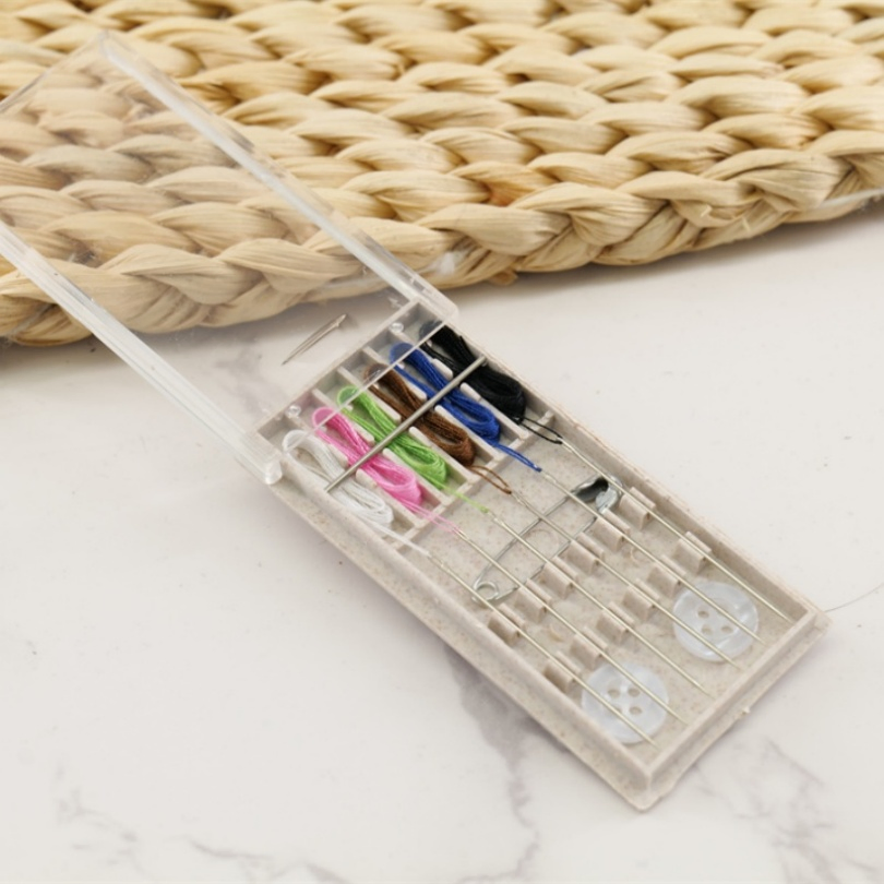 Mini Sewing Box for on-The-Go Repairs with Compact and Lightweight Design