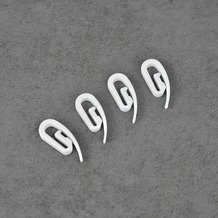 High Quality 1.2cm Window Curtain Plastic Curtain Hooks