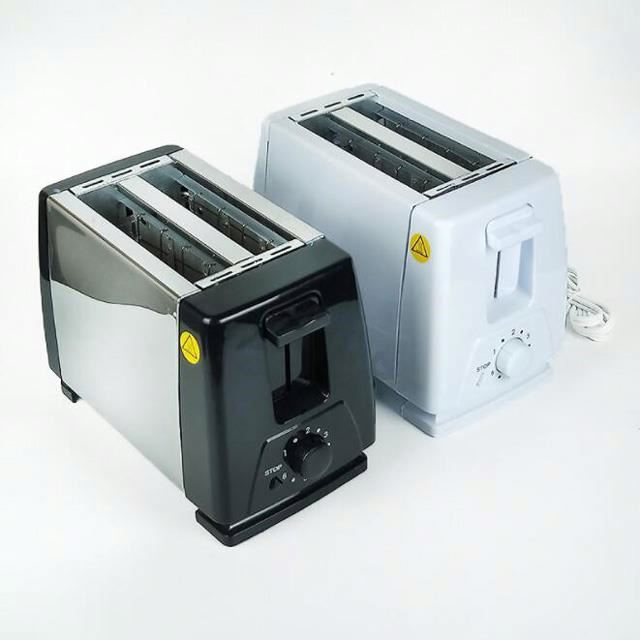 Stainless Steel 2 Slice Electric Sandwich Bread Toaster