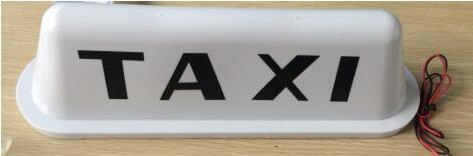 Cab Sign PP Material LED Taxi Top Light