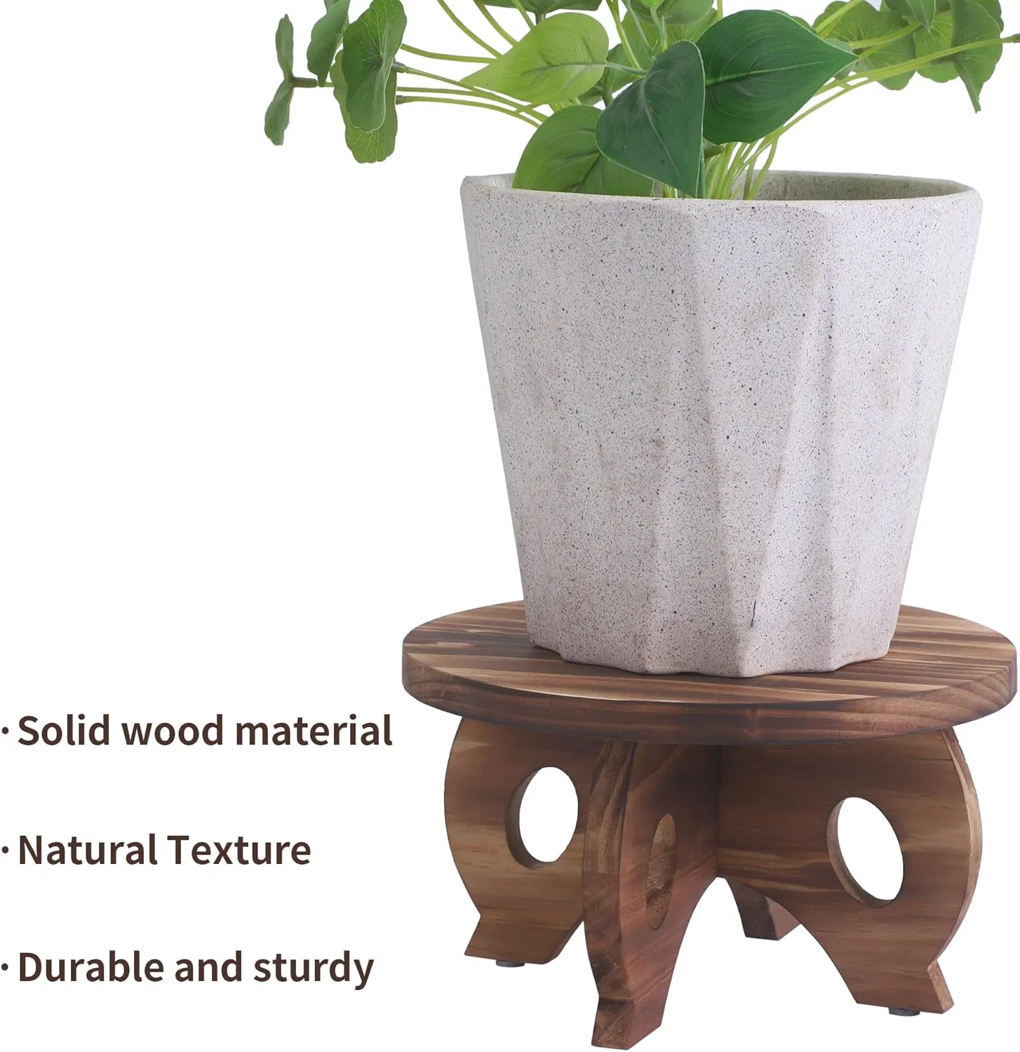Indoor Wooden Plant Stool and Flower Rack