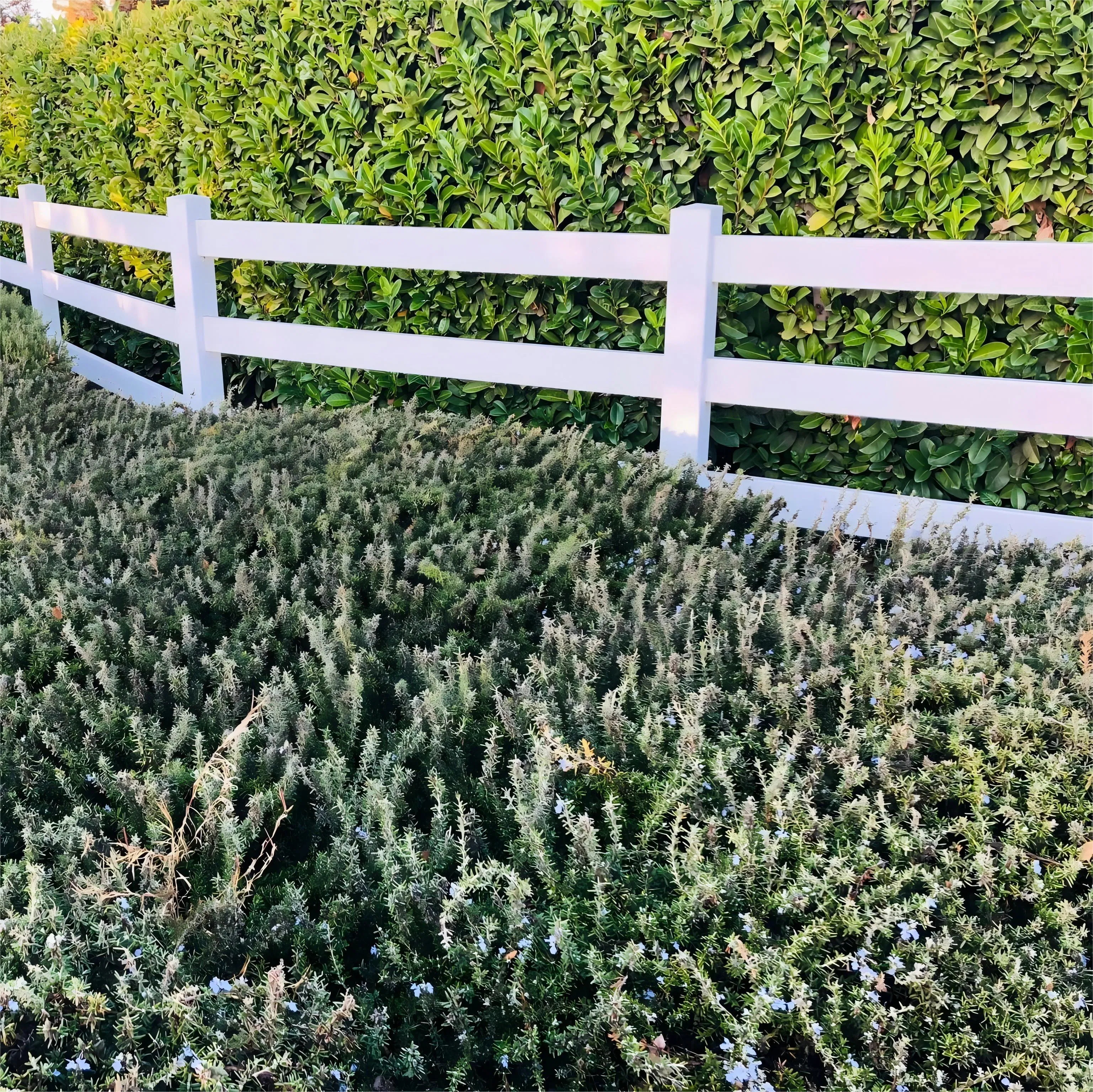 Black PVC Farm Fence Panel for Horses and Easy Installation