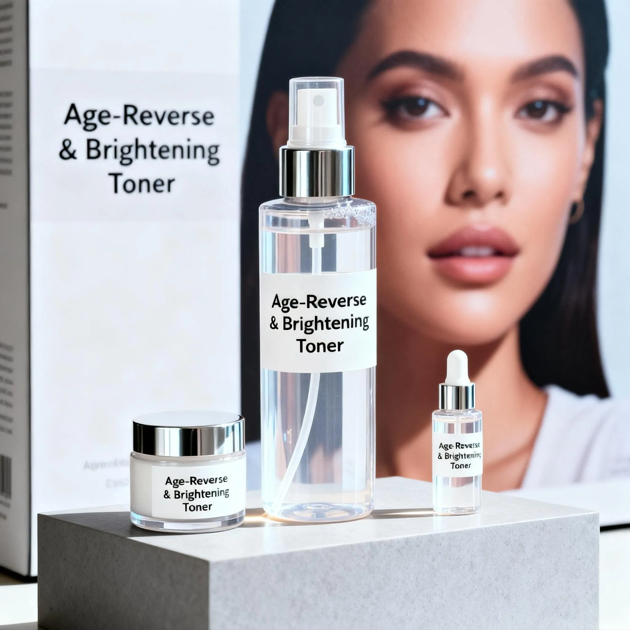 Mist Spray Vc Derivative and Tripeptide-1 Regenerating Face Toner for Glowing Skin