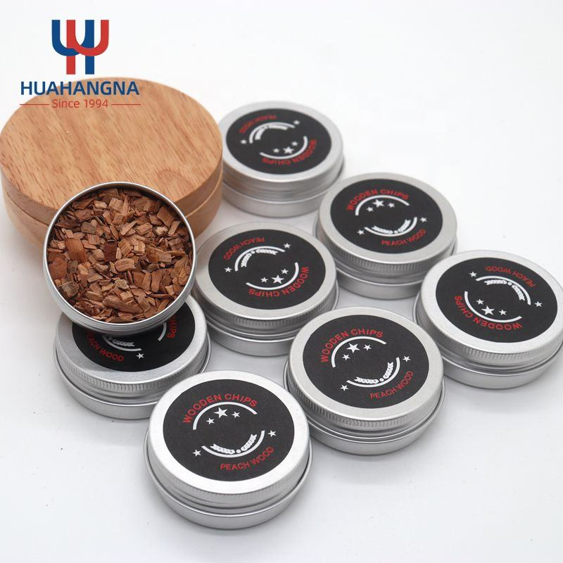 Wholesale Custom Logo Six Flavors Whiskey Smoker Wood Chips Set with Gift Box for Whisky Cocktail Smoker