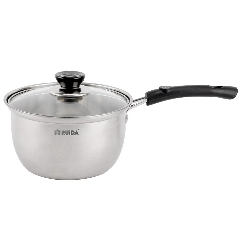 Wholesale Kitchenware 8PCS Non-Stick Cooking Pots Stainless Steel Cookware