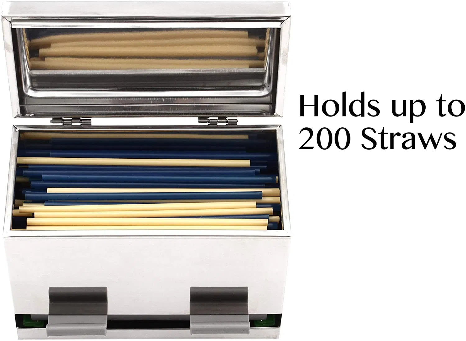 Restaurant Blue Hard Case Straw Boxes