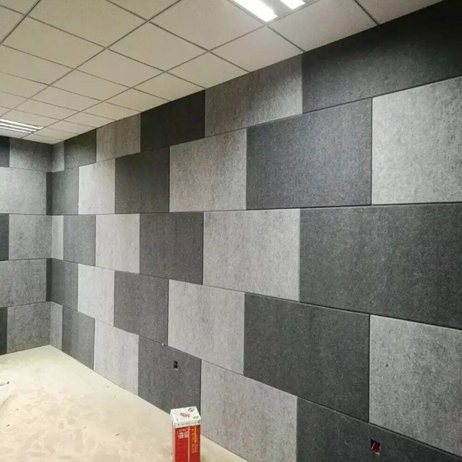 Polyester Fiber Acoustic Panel Wall Sound Insulation Decorative Wall Tile Polyer