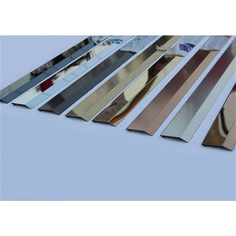 Stainless Steel Metal Trim Floor Trim Corner Protector Decorative Flat Trim