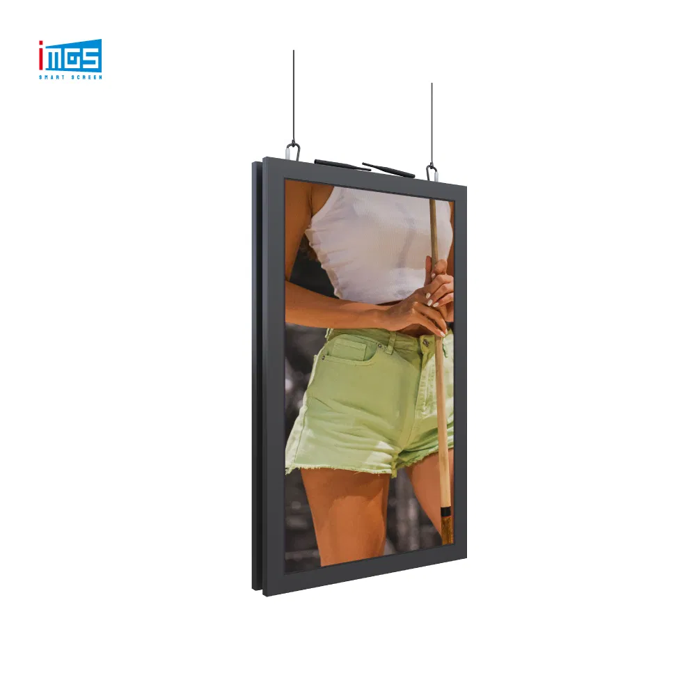 Двусторонний LCD-дисплей 43 дюйма, 750 нит