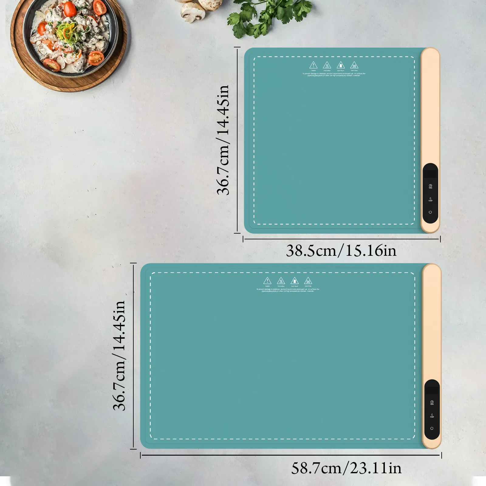 Party Assistant, Roll up Buffet Hot Plates Heat Pad, Electric Food Warming Tray