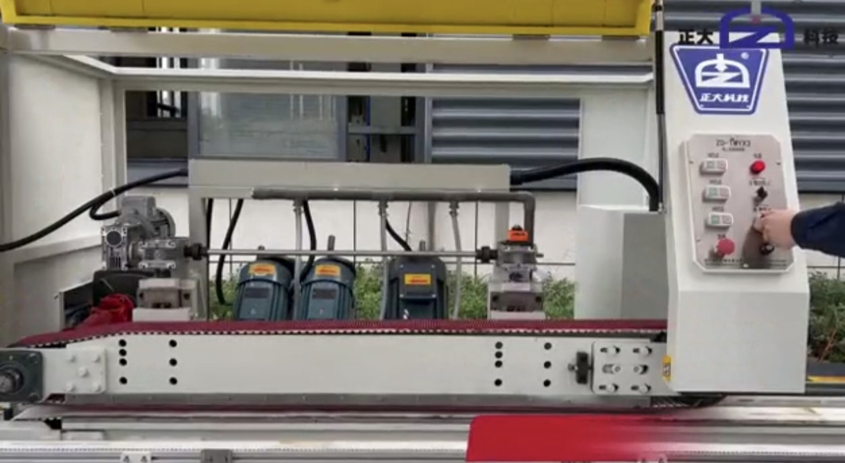 Industrial Grade Continuous Edge Beveling Machine for Sintered Stone Production