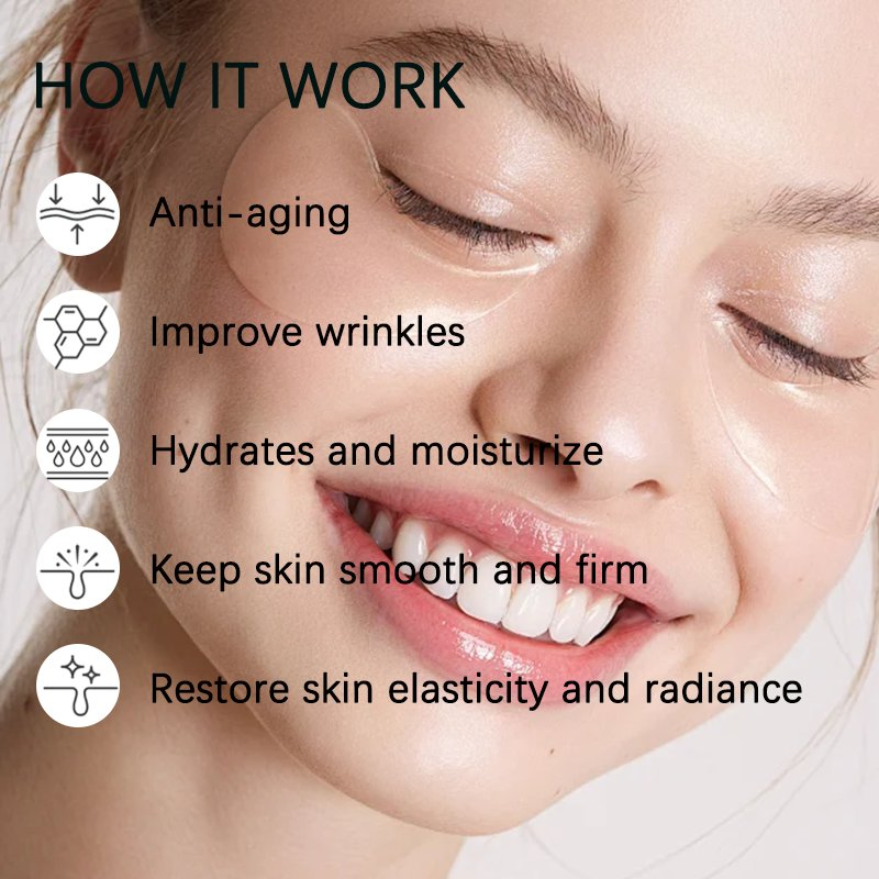 Best Selling and Price Product Collagen Hydrogel Eye Gel Patch Good Product High Quality Collagen Eye Mask