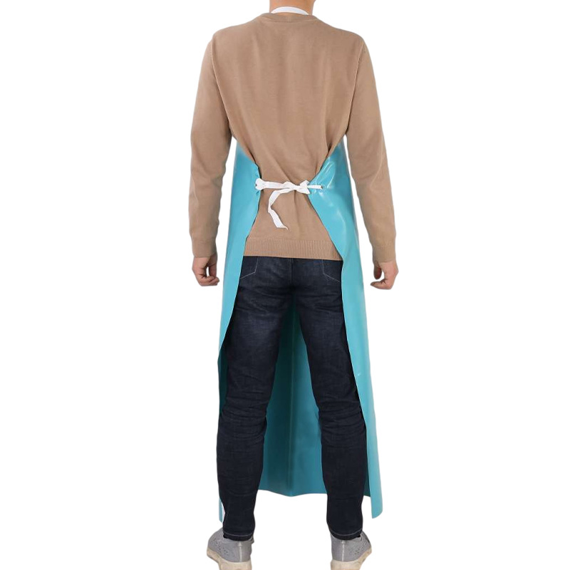 Industrial Chemical Apron Safety Working Thickened PVC Waterproof Apron for Dishwasher Fishing