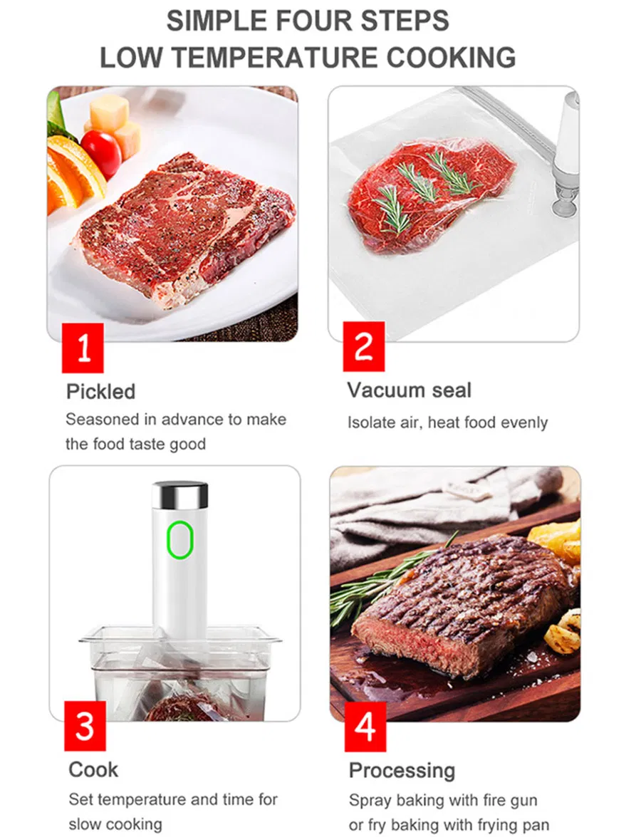 Heavybao Commercial Immersion Circulator Head Slow Cook Machine Sous Vide for Cooking Meat