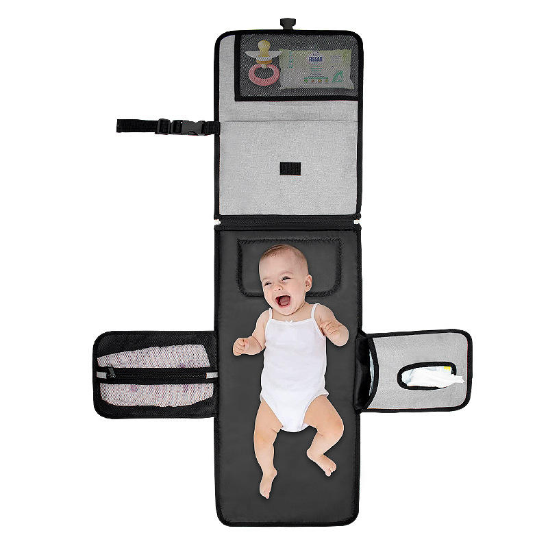 Hot Sale Newborn Extended Waterproof Travel Changing Station Portable Baby Mat Diaper Changing Pad Portable Changing Mat