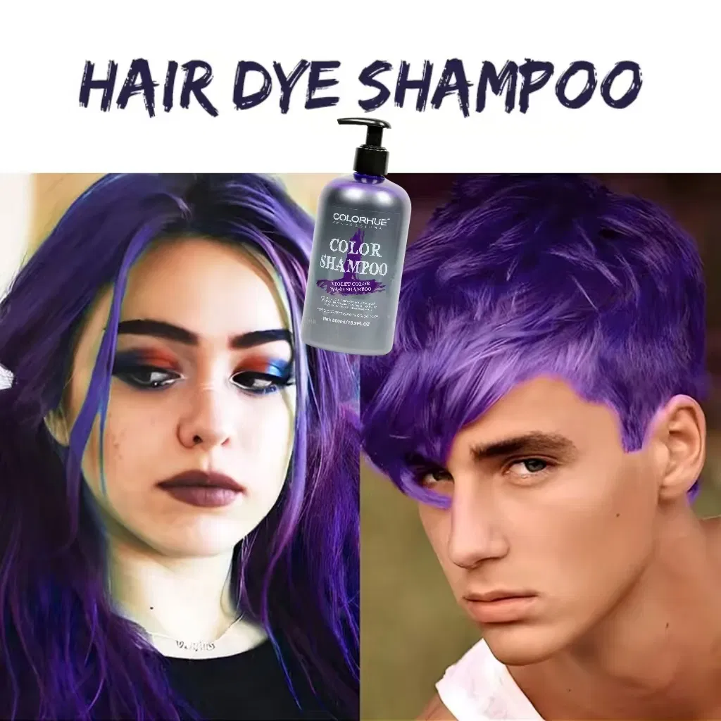 Dyeing Cream Shampoo Hair Colour Organic Color Shampoo and Conditioner Effect for Home Use Dye Hair Shampoo 500ml