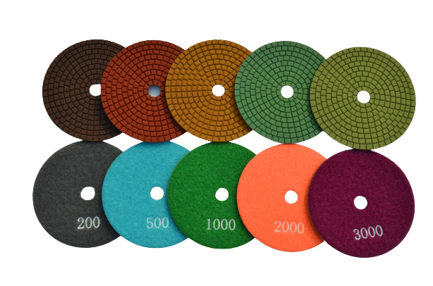Production of 5-Step Stone Polishing Pads