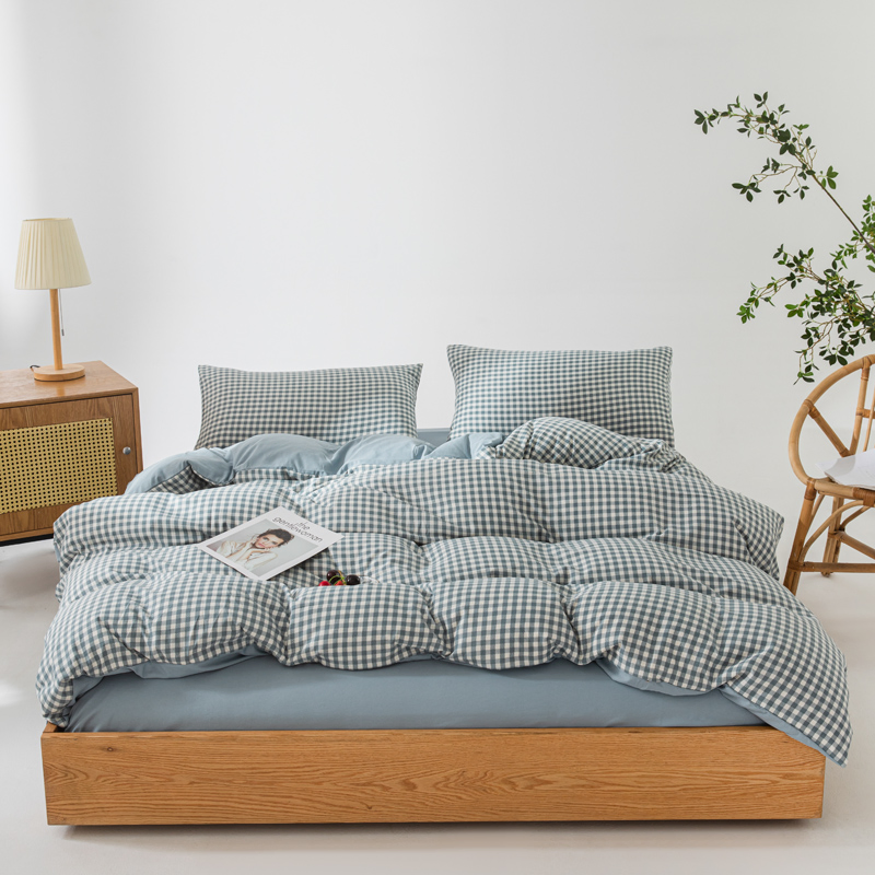 Customized Single Double Bedsheet Queen Size King Bed Fitted Sheets Luxury Printing Duvets Bedding Set