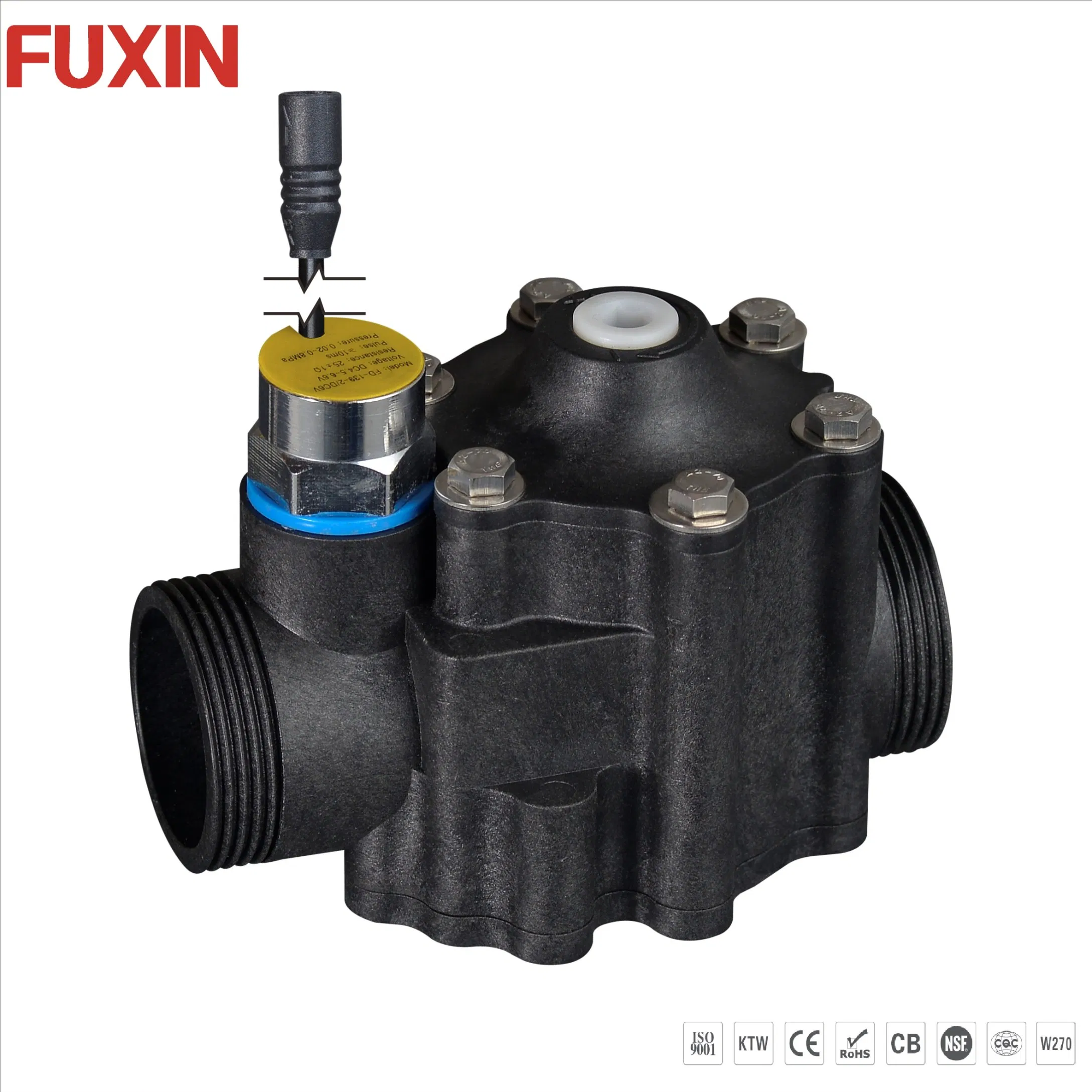 Moden Sensor Toilet Solenvoid Valve Wc Pan Water Control Solenoid Valve Fd-826