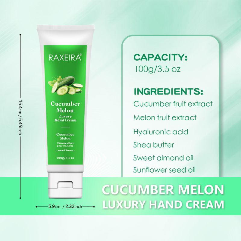 Refreshing Cucumber Lemon Hand Cream for Moisturizing Skin