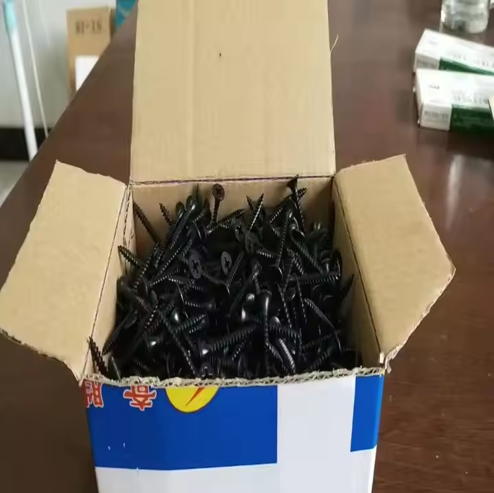 3.5X25mm Black Phosphate Parafuso Drywall Screw