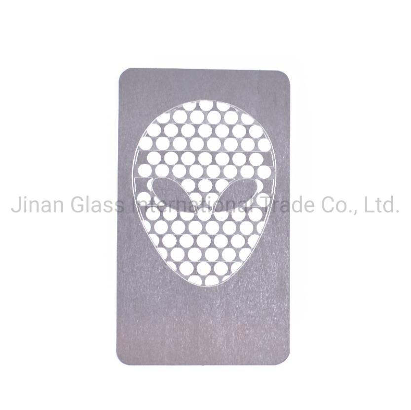 New Zinc Alloy Cartoon Pattern Cigarette Grinder Card Cigarette Grinder Metal Card Grinder