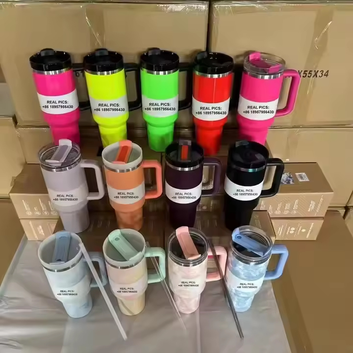 Hot-Sale Personalized40 Oz Stainless Steel Vacuum Insulated Tumbler Travel Fashion Classic 40oz Cups with Lids and Straw