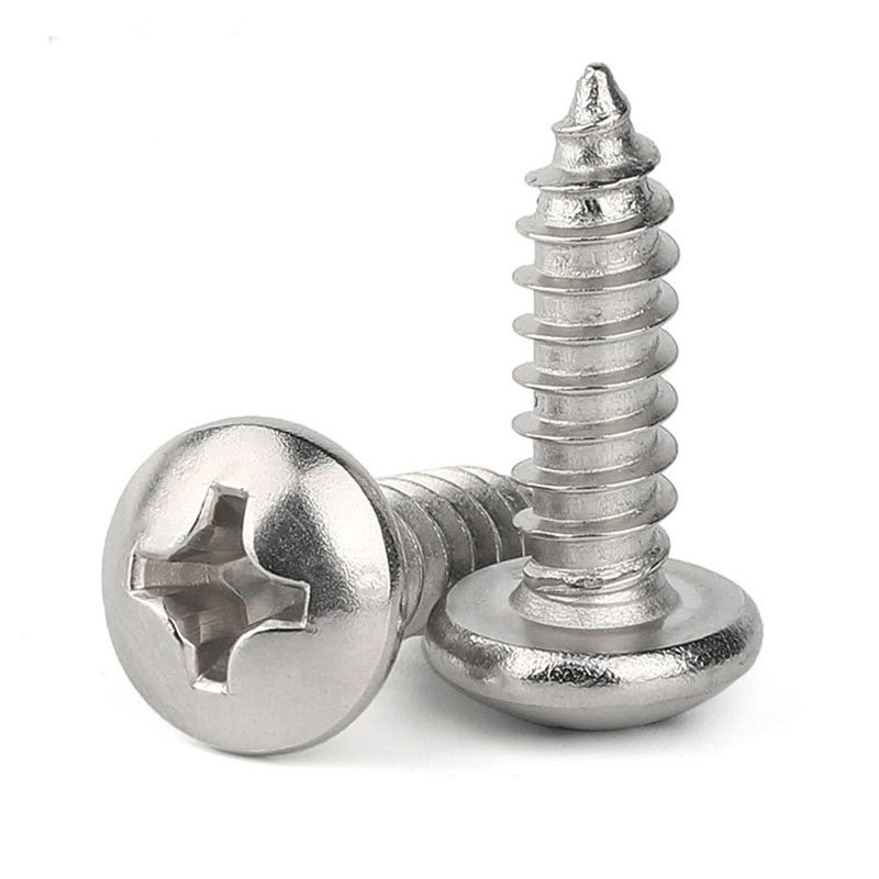 DIN7981 M1 M1.2 M1.4 M1.6 M 1.5 M1.7 Stainless Steel Phillips Screw Pan Head Self Tapping Screw for Metal