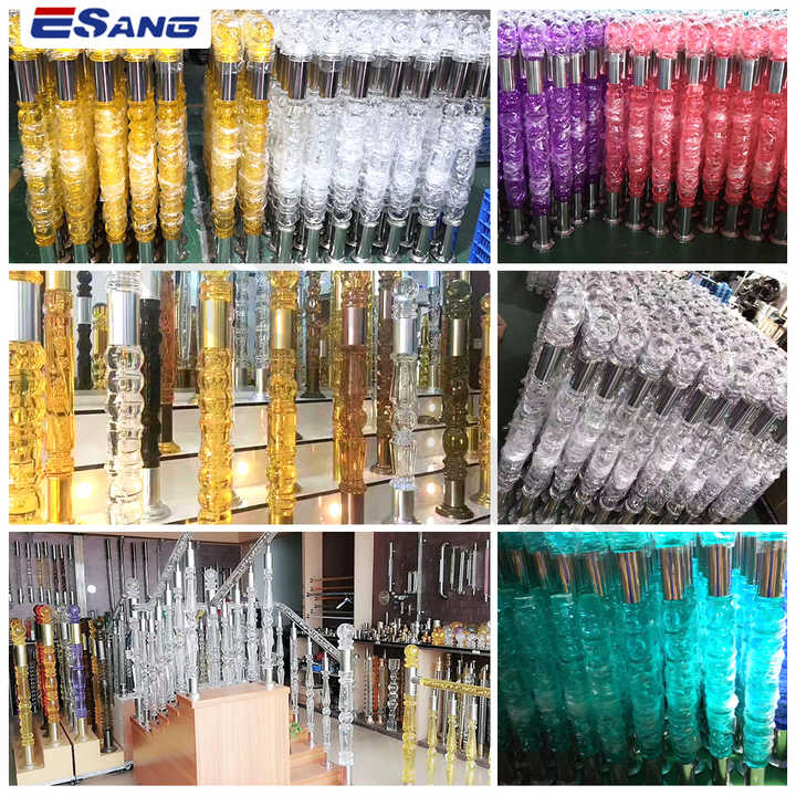 Esang 201 304 316 Stainless Steel Handrail Fitting Glass Clamp/Glass Standoff Railing Accessories