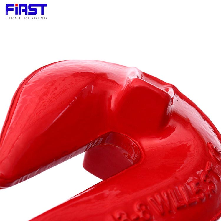 G80 Eye Shortening Grab Hook with Wings for Sling Connection