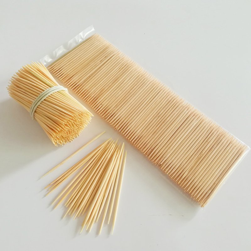 Bamboo Tooth Pick in Stock Double Pointed Eco-Friendly Disposable Bamboo Toothpick