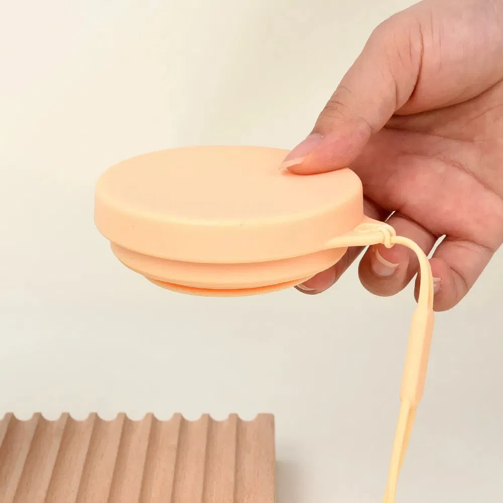 Factory SGS Food Grade Easy to Carry Cup Silicone Collapsible Cup