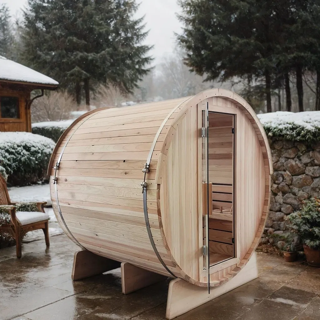 Factory Direct Traditional Outdoor Steam Sauna Barrel Sauna