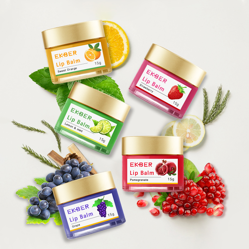 Private Label Hydrating and Repairing Lip Balm Nourishing Smoothing Vitamin E Carrot Root Extract Lip Scrub Lip Balm