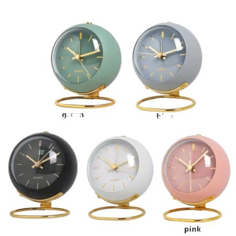 Nordic Minimalist Electronic Silent Alarm Night Light Display Desk Table Clocks