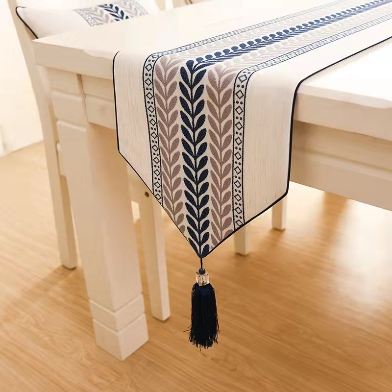 China Manufacture Kitchen Textile Table Cloth Fabric Table Runner