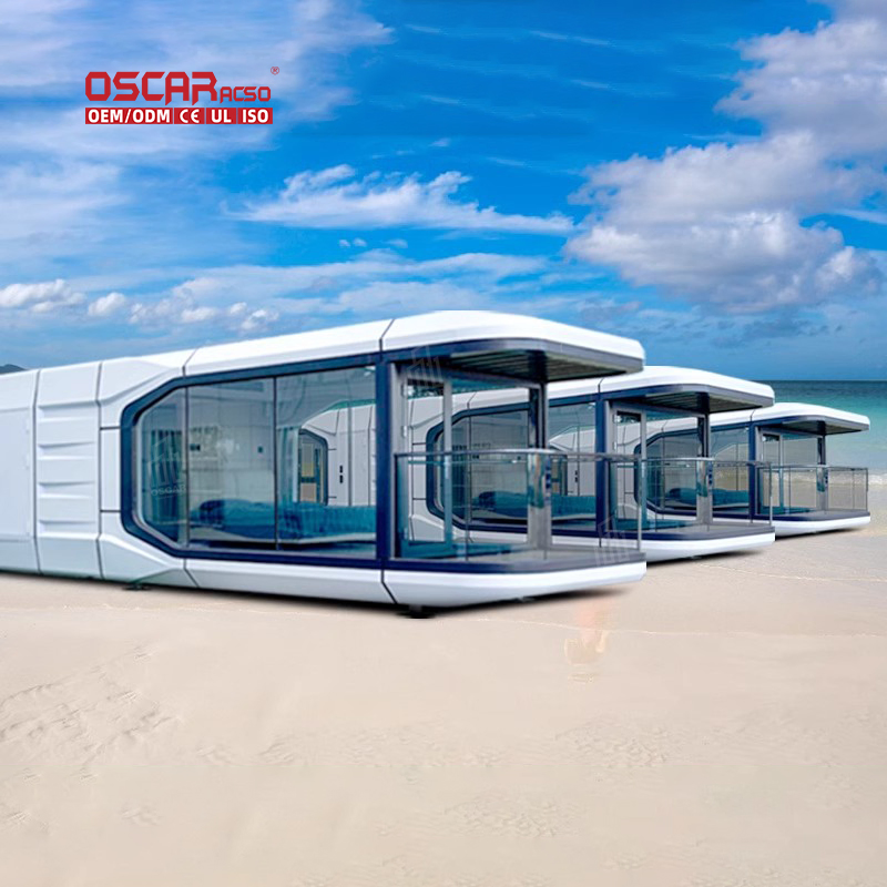 Double Soundproof Sleep Future Capsules China Prefabricated Space House Bedroom Office Hotel Space Capsule House