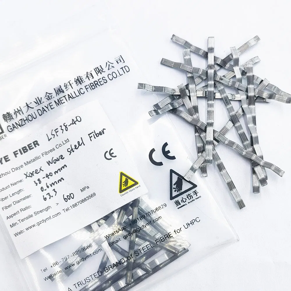 35mm Construction Material Milling Steel Fibers for Concrete