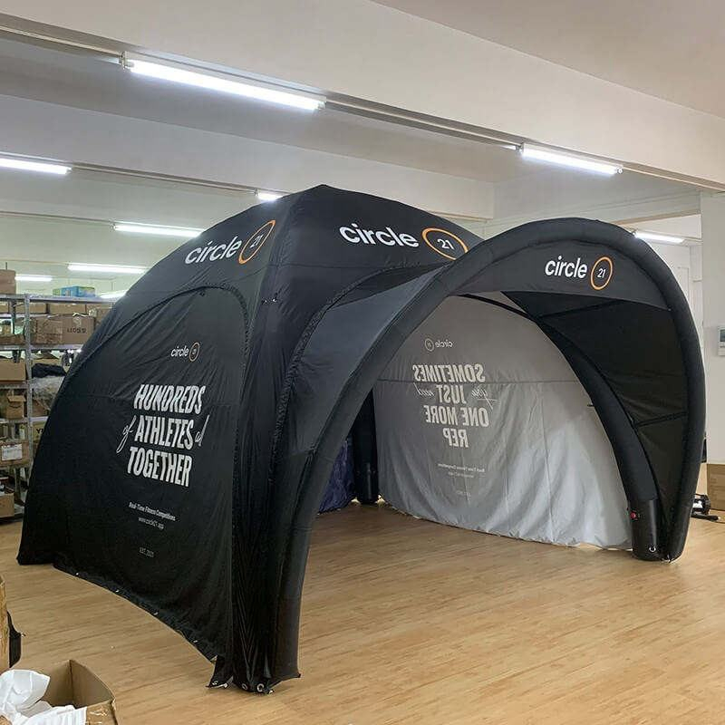 Customized Inflatable Connected Tent/Sunshade Tent/Gazebos Tent with Removable Walls for Sports or Event